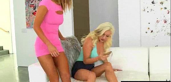  Hot Action Sex With (Cameron Dee & Val Midwest) Teen Lesbian Girls clip-12
